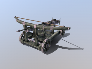 medieval ballista 3D 모델