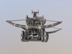 medieval ballista 3D 모델