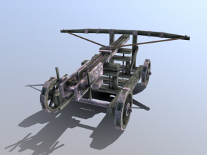 medieval ballista 3D 모델