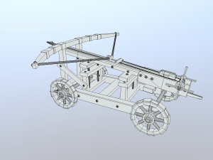 medieval ballista 3D 모델