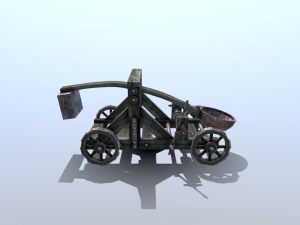 medieval catapult 3D Model