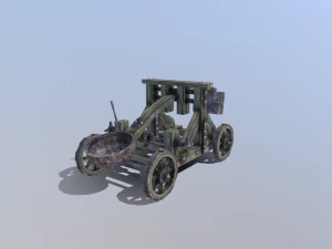 medieval catapult 3D Model