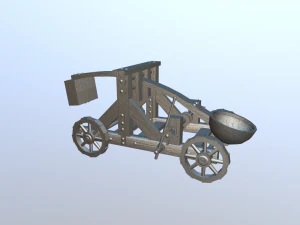 medieval catapult 3D Model