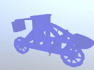 medieval catapult 3D Model