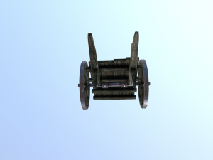 medieval cart Model 3D