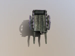medieval cart 3D Model