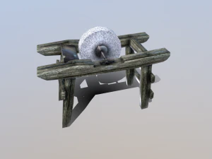 medieval grindstone 3D Model
