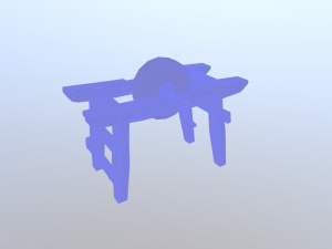 medieval grindstone 3D-Modell