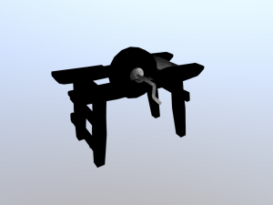 medieval grindstone 3D-Modell