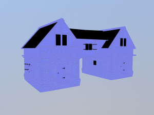 medieval house 02 Modèle 3D