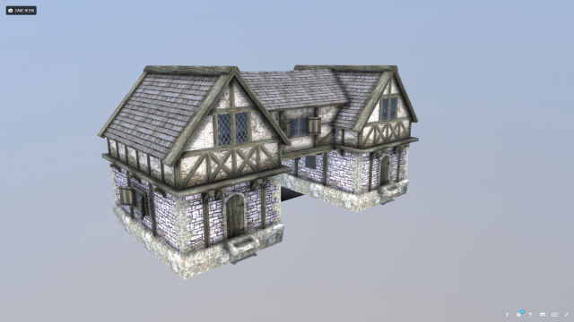 medieval house 02 Modèle 3D .c4d .max .obj .3ds .fbx .stl .blend 
