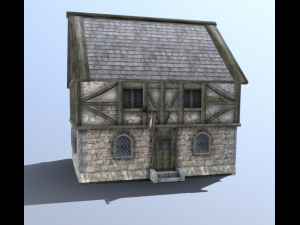 medieval tavern Model 3D