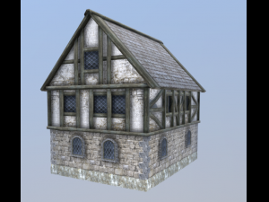 medieval tavern Model 3D
