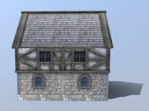 medieval tavern Model 3D