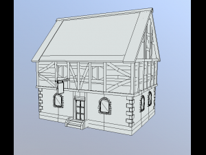 medieval tavern Model 3D