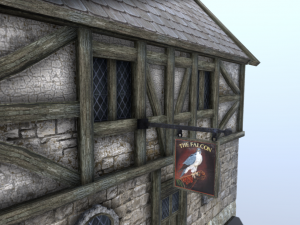 medieval tavern Model 3D
