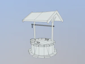 middeleeuwse put 3D Model