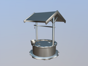 medieval well 3D Model
