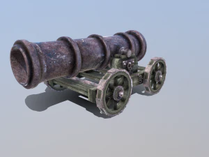 ships cannon 3D Model