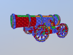 ships cannon 3D Model