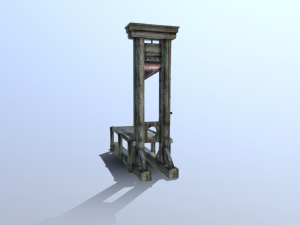 guillotine 3D 模型