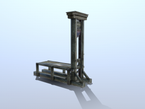 guillotine 3D Model