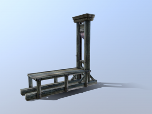 guillotine 3D Model