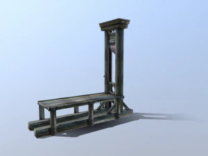 guillotine 3D Model