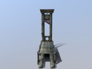 guillotine 3D Model