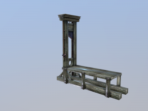 guillotine 3D Model
