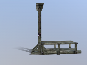 guillotine 3D Model