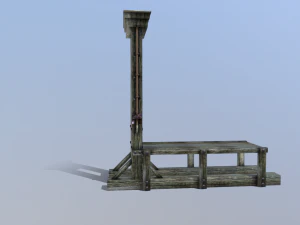 guillotine 3D Model