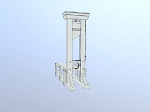 guillotine 3D Model