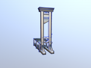 guillotine 3D Model