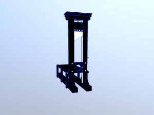 guillotine 3D Model