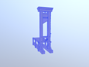 guillotine 3D Model