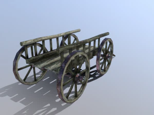 medieval cart 3D Model