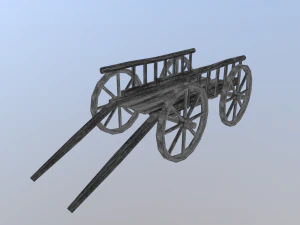 medieval cart 3D Model