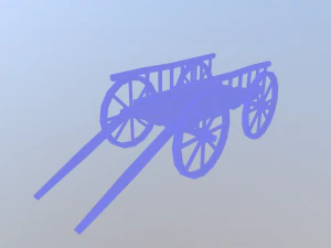 medieval cart 3D Model