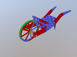 medieval wheelbarrow 3D Model