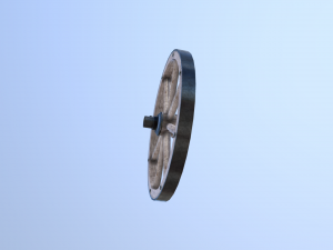 medieval cart wheel 3D Model