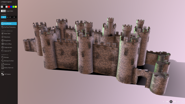 medieval castle 3D मॉडल .c4d .max .obj .3ds .fbx .stl .blend 