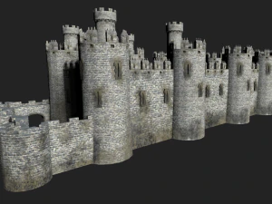 medieval castle 3D Model