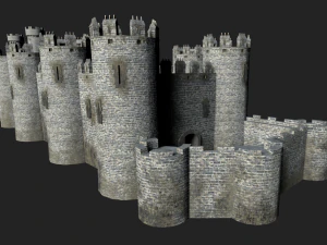 medieval castle 3D Model