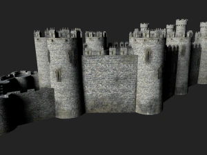 medieval castle 3D Model