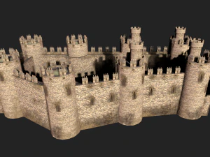 medieval castle 3D Model