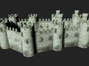 medieval castle 3D Model