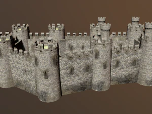 medieval castle 3D Model