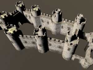 medieval castle 3D Model