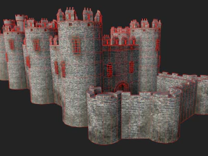 medieval castle 3D Model